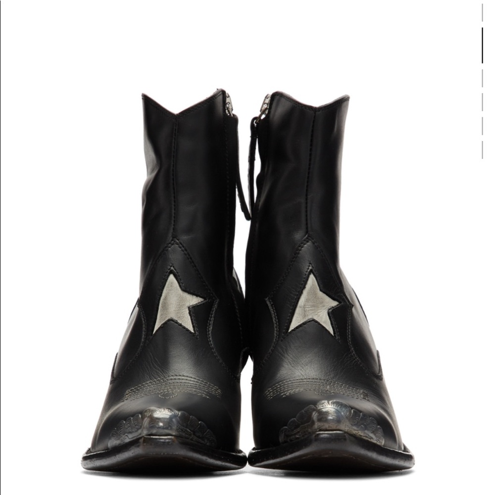 Golden Goose Black Nora Star boots